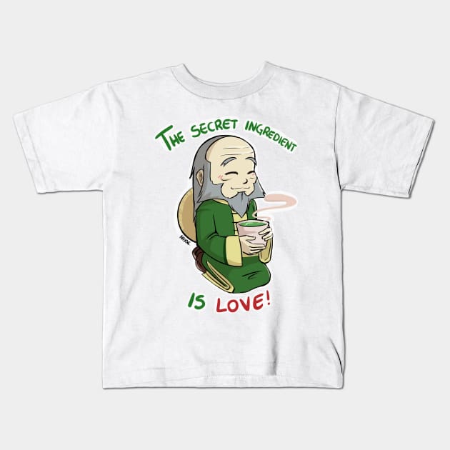 The Secret Ingredient is Love! Kids T-Shirt by Hayde